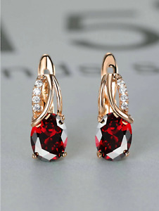 Women’s Earrings Claw Set Ear Studs Cubic Zirconia Fashion Jewelry Lady Gift
