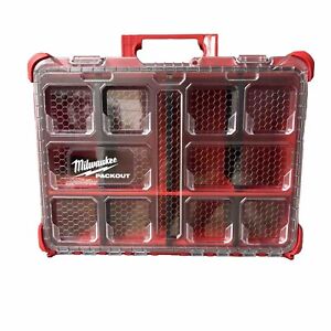 Milwaukee Tool 48-22-8432 Deep Compartment Box With 2 Compartments, Plastic,