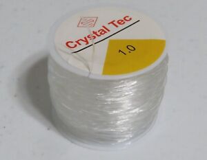 1 mm stretch clear Elastic string cord beading cord for jewelry making 100 m