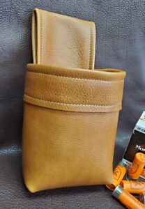 Genuine Buffalo leather shotgun shell bag pouch skeet, sporting clays, trap