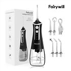 Fairywill Sonic Dental Oral Irrigator Water Flosser for Family,5 Pressure Levels