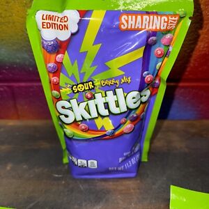 Skittles Sour Berry Mix Candy Limited Edition 11.3 Oz Bag Rare hard to find