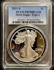 New Listing2021-S Type 2 Proof American Silver Eagle $1 Coin PCGS PR 70 DCAM! ENN Coins