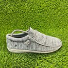 Hey Dude Wally B Sox Mens Size 11 Gray Casual Walking Shoes Loafers 111033000