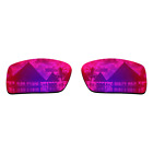 Polarized Purple Red Mirrored Replacement Lenses for-Oakley Gascan Sunglasses