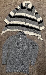 Women’s Cardigan Sweater Lot Of 2 Size Large
