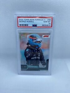 George Russell 2022 Topps Now F1 #48 Formula 1 PSA 10 Mercedes AMG