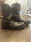 Red Wing Pecos 1132 Red Leather Soft Toe Cowboy Work Boots Men's Size 12D USA