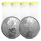 2023 1 Oz Canadian Silver Maple Leaf $5 Coin (Roll of 100) New, BU - Ships Fast!