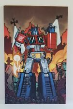 New Signed 11x17 Transformers Vs Terminator Variant Cover Optimus Art Print