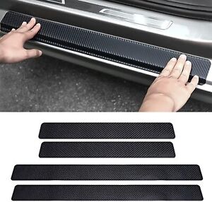 Car Interior Stickers Accessories Door Sill Scuff Cover Carbon Fiber Vinyl Wrap (For: 2021 BMW X5)