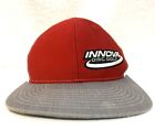 Innova Disc Golf Adjustable Mesh Baseball Trucker Hat Red White Two Tone