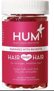 Hum Hair Sweet Hair -for stronger healthier hair 60 vegan berry gummy