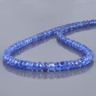Natural Tanzanite Rondelle Faceted  Beaded 18