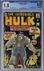 Incredible Hulk #1 CGC 1.5 Marvel Comics 1962 Origin & 1st Appearance of Hulk