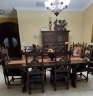 Antique Spanish Dining Table Set