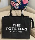 Used Marc Jacobs The Tote Bag Large Black Canvas Big Business/Work/Shopping bag