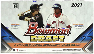 2021 Bowman Draft Baseball Factory Sealed Hobby JUMBO Box