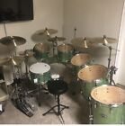 Pearl 100% Maple Masters Drum Set 9 Piece Marching.