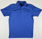Dunning Golf Mens Polo Golf Shirt Size Small Blue