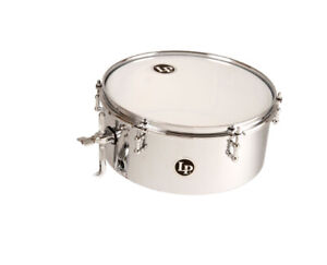 Used Latin Percussion 13 Drum Set Timbale Mountable Steel Cr