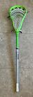Beginner Boy’s Lacrosse Stick Custom Strung Green STX AV8 W/ 27” STX Dual Shaft