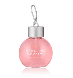 Crabtree & Evelyn Rosewater Pink Peppercorn Body Wash Ornament Bauble 3.4 oz NIB