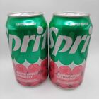 Lot of 2 Sprite Winter Spiced Cranberry Soda Limited Edition 12oz Can Exp Jul-24