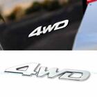 3D New Chrome Car 4WD Badge Metal Emblem Sticker For All Wheel Off-road Auto