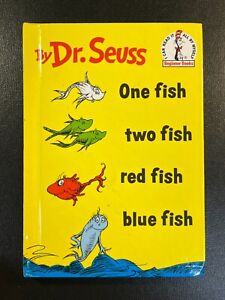 One Fish Two Fish Red Fish Blue Fish by Dr. Seuss Beginner Books READING School