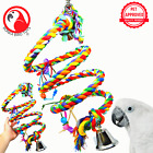 1961 Large charm rope boing coil swing bird toy parrot cage toys cages amazon