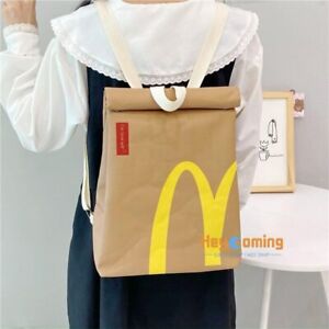 Fashion Student Schoolbag Backpack Canvas Messenger Bag Girl Unisex Shoulder Bag