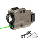 SOLOFISH 650lm Flashlight & Green Laser Sight for Pistol Hand Gun Rechargeable