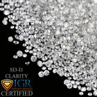 CERTIFIED Round Fancy White-F/G Color 100% Loose Natural Diamond Wholesale Lot