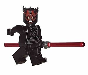 ✅ LEGO Star Wars Minifigure Darth Maul Minifig sw0808 & Saberstaff From 75169