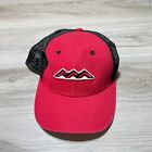 Outlaw 2018 Snapback Hat Cap Mesh Back Embroidered Red Black Adjustable Retro