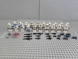 LEGO Star Wars Clone Minifigure Lot Of 20: Phase I, II, 501st, Gunner, Trooper +