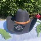 Men’s Black Felt Cowboy Hat. Men’s Western Cowboy Hat. Sombrero Vaquero Negro.