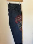 Alice & You Plus Size Rose Embroidered Jeans Size 26 NWT