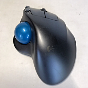 Logitech M570 Ergonomic Wireless Trackball Mouse Gray W/ USB Dongle Receiver