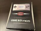 Nintendo Game Boy Advance Micro (Silver) - CIB Complete in Box - Good Condition