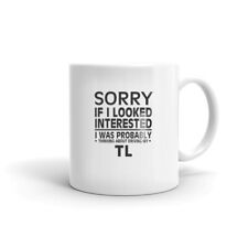 Thinking About Driving My TL Tea Coffee Ceramic Mug Office Work Cup