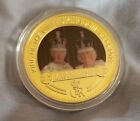 King Charles III & Queen Camilla Coronation Gold Coin 2023 Royal Family Cypher
