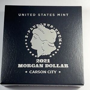 2021-CC Morgan Silver Dollar Carson City In OGP - READ! 21XC