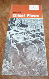 John Deere Row-Crop Chisel Plows Brochure 1964