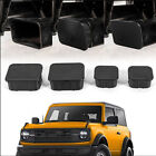 New Crash Bar End Caps Front Axle Plug Black For Ford Bronco 2021-2023 2/4-Door  (For: 2021 Ford Badlands)