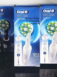 Oral-B Pro 1000 Rechargeable Electric Toothbrush, White New Brand