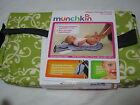 New Munchkin Oversized Diaper Changing Pad and Pouch ~ Green and White Scroll