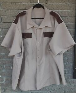 TWD Authentic Sheriff's Uniform Shirt Sz 4XL Rick Grimes Cosplay Walking Dead