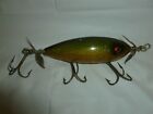 Vintage 3-3/4 Inch Unbranded Wood with Glass Eyes (Surf-Oreno?) Lure Lot 1-577